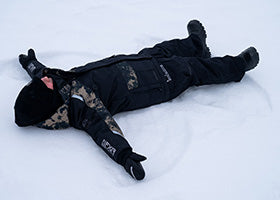 Action Photography: Child Excursion Ice Pro Bib Pant performing IRL 1