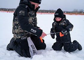 Action Photography: Child Excursion Ice Pro Bib Pant performing IRL 6