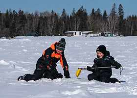 Action Photography: Youth Excursion Ice Pro Bib Pant performing IRL 6