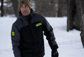 Action Photography: Men's Vertical Pro Insulated Softshell Jacket performing IRL 2