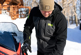 Action Photography: Men's Vertical Pro Insulated Softshell Jacket performing IRL 13
