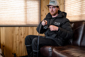 Action Photography: Men's Elevation Pro Down Jacket performing IRL 2