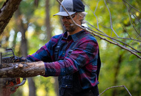 Action Photography: Men's Timber Flannel Shirt performing IRL 6