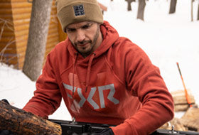 Action Photography: Unisex Victory Pullover Hoodie performing IRL 1