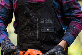 Action Photography: Unisex Task Bib Pant performing IRL 8