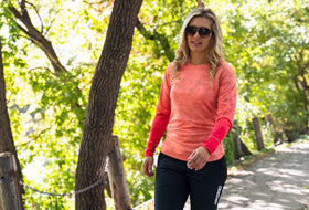 Action Photography: Women's Inhale Active Longsleeve performing IRL 7