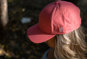 Action Photography: Women's UPF Lotus Hat performing IRL 6