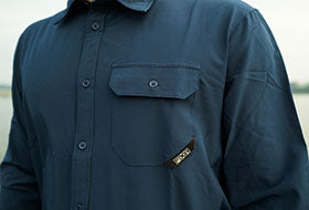 Action Photography: Men's Breeze Performance UPF L/S Shirt performing IRL 2