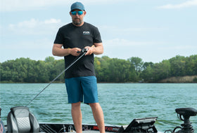 Action Photography: Men's Walleye Premium T-Shirt performing IRL 2