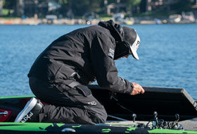 Action Photography: Men's Vapor Pro Insulated Bib Pant performing IRL 6