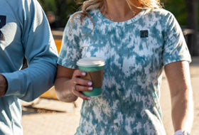 Action Photography: Women's Track T-Shirt Dress performing IRL 2