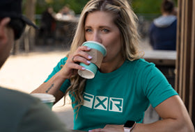 Action Photography: Women's Podium Premium T-Shirt performing IRL 4