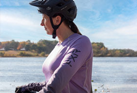 Action Photography: Women's Attack UPF Longsleeve performing IRL 1