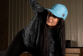 Action Photography: Women's Balance Cropped Pullover Hoodie performing IRL 5