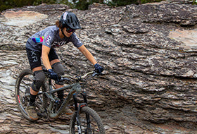 Action Photography: Women's Revo MTB Short performing IRL 1