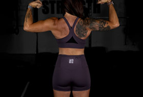 Action Photography: Women's Warrior I Short performing IRL 1