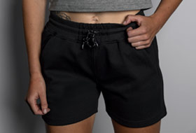 Action Photography: Women's Jogger Short performing IRL 1