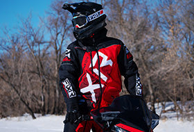 Action Photography: Men's CX F.A.S.T. Insulated Monosuit performing IRL 2