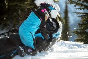 Action Photography: Women's Maverick F.A.S.T. Insulated Monosuit performing IRL 5