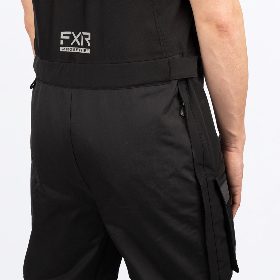 Image of FXR's Vapor Pro Bib Pant, featuring the reinforced back seat