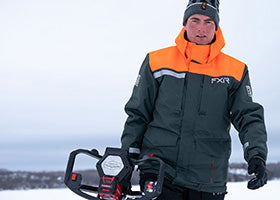 Action Photography: Men's Excursion Ice Pro Jacket performing IRL 1
