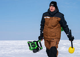 Action Photography: Men's Excursion Ice Pro Jacket performing IRL 17