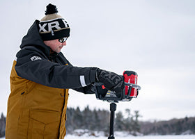 Action Photography: Men's Excursion Ice Pro Jacket performing IRL 8