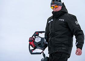 Action Photography: Men's Excursion Ice Pro Jacket performing IRL 11