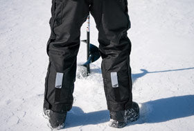 Action Photography: Men's Excursion Ice Pro Bib Pant performing IRL 3