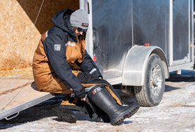 Action Photography: Men's Excursion Ice Pro Bib Pant performing IRL 6