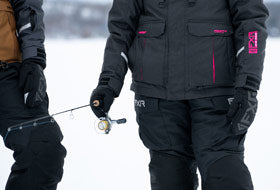 Action Photography: Women's Excursion Ice Pro Pant performing IRL 9