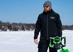 Action Photography: Men's Vapor Pro Insulated Jacket performing IRL 17