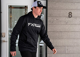 Action Photography: Unisex Pro Tech Pullover Hoodie performing IRL 4