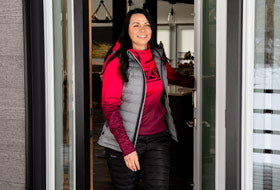 Action Photography: Women's Phoenix Quilted Vest performing IRL 3
