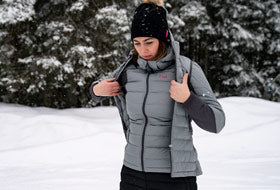 Action Photography: Women's Phoenix Quilted Vest performing IRL 8