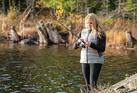 Action Photography: Women's Phoenix Quilted Vest performing IRL 5