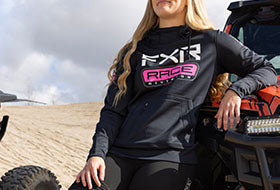 Action Photography: Women's Race Division Tech Pullover Hoodie performing IRL 7