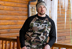 Action Photography: Men's Trainer Premium Lite Pullover Hoodie performing IRL 2