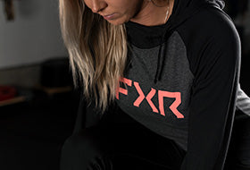 Action Photography: Women's Trainer Lite Premium Pullover Hoodie performing IRL 1