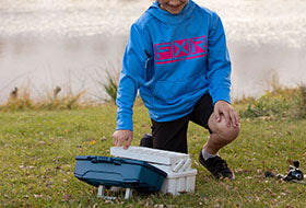 Action Photography: Youth Podium Tech Pullover Hoodie performing IRL 2