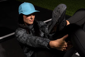 Action Photography: Women's UPF Lotus Hat performing IRL 1