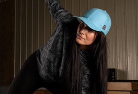 Action Photography: Women's UPF Lotus Hat performing IRL 3