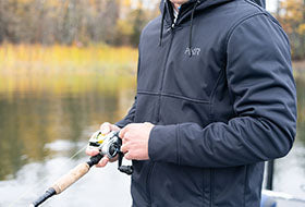 Action Photography: Men's Hydrogen Softshell Jacket performing IRL 5