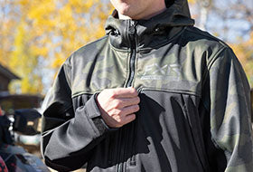 Action Photography: Men's Pro Softshell Jacket performing IRL 11