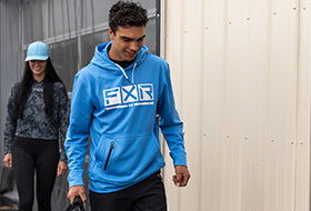 Action Photography: Unisex Podium Tech Pullover Hoodie performing IRL 5