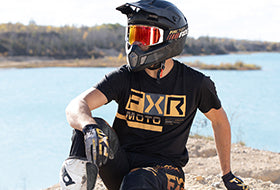 Action Photography: Men's Moto Premium T-Shirt performing IRL 7