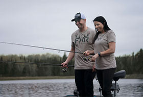 Action Photography: Men's Antler Premium T-Shirt performing IRL 2