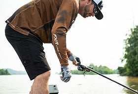 Action Photography: Men's Big Treble Air UPF Longsleeve performing IRL 1