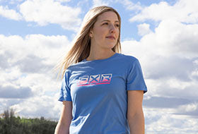 Action Photography: Women's Podium Premium T-Shirt performing IRL 2