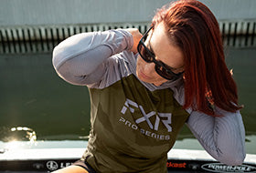 Action Photography: Women's Pro Air UPF Pullover Hoodie performing IRL 6
